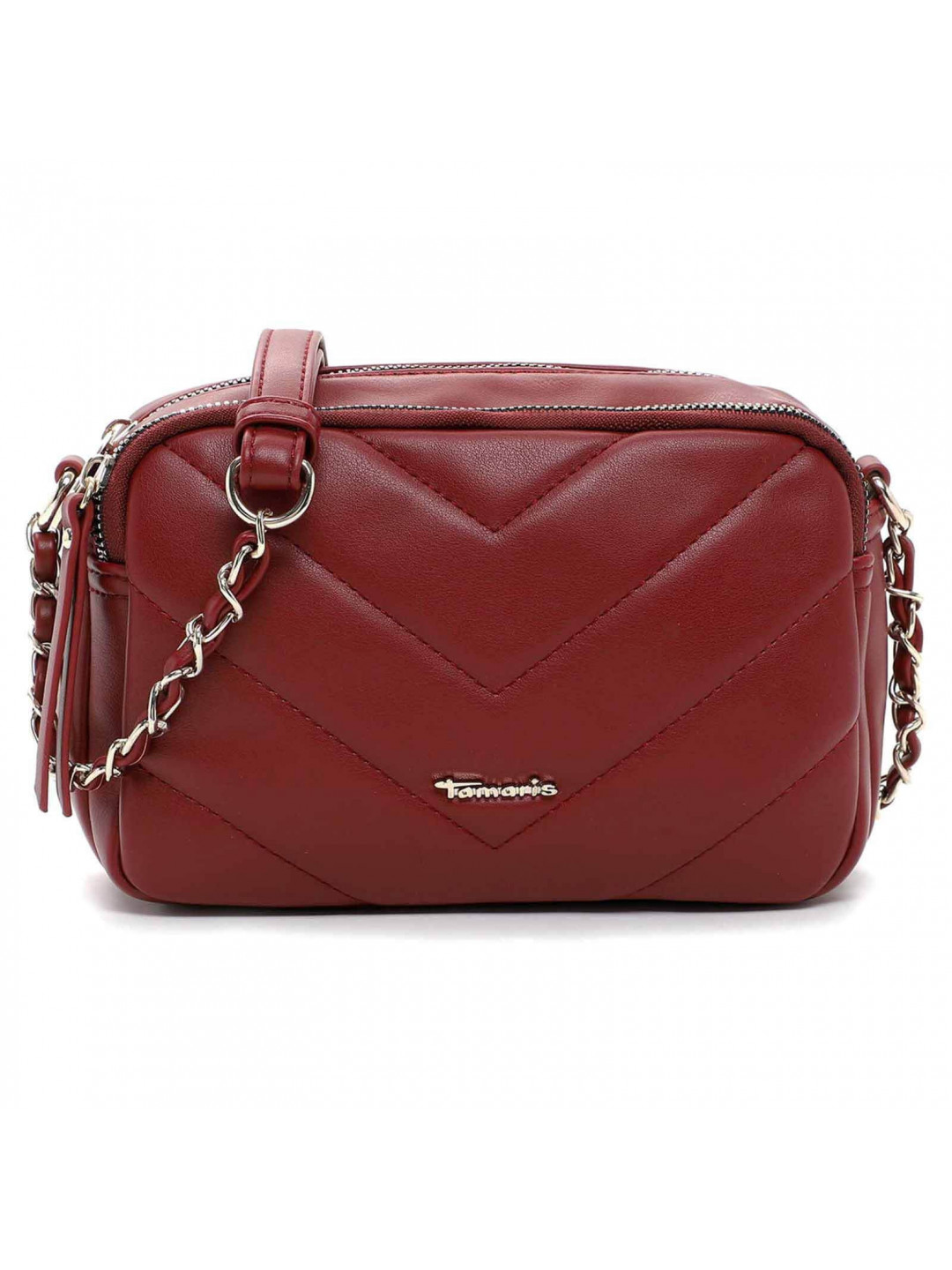 Dámská crossbody kabelka Tamaris Claude – tmavě červená